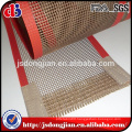 2015 Food grade product PTFE Mesh Conveyor Belt spiral open mesh belt/Teflon mesh belt